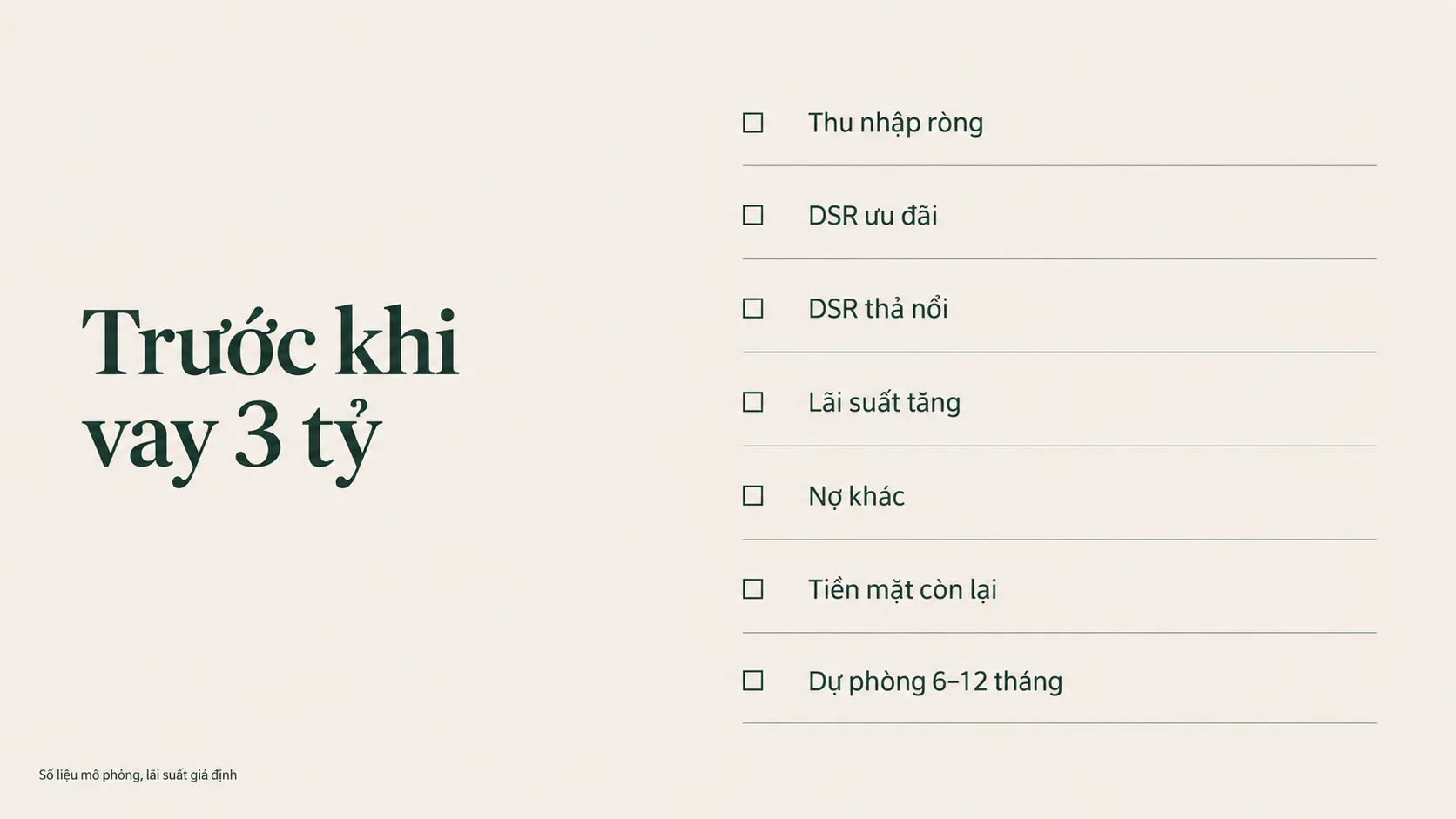 Checklist 7 mục cần kiểm tra trước khi vay 3 tỷ mua nhà