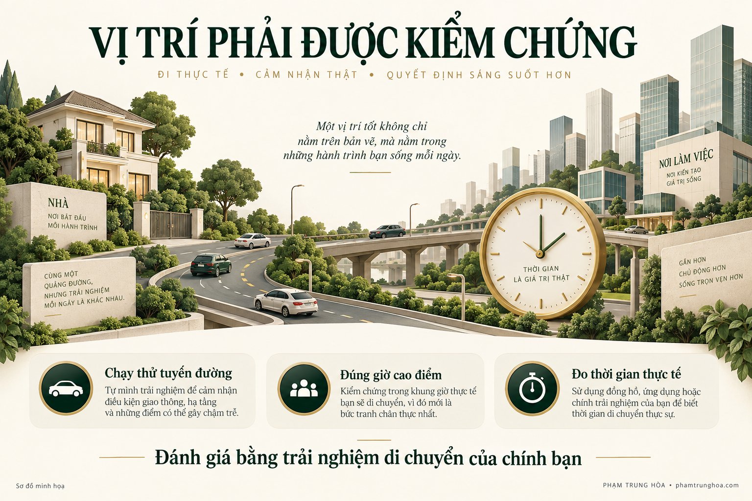 Vị trí The Global City phải được kiểm chứng bằng trải nghiệm thực tế