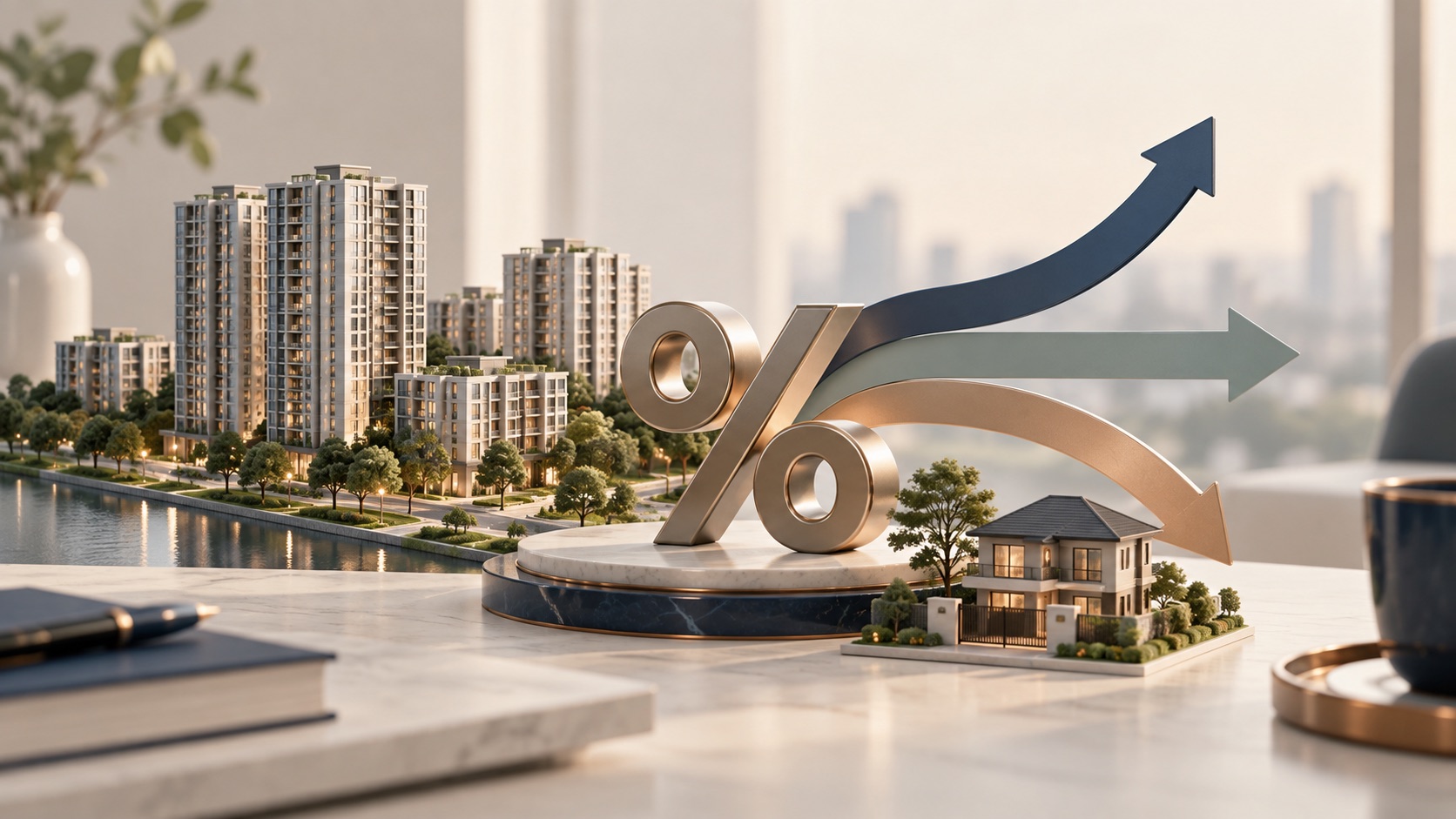 Ba kịch bản lãi suất 2026 và bài toán dòng tiền khi mua bất động sản