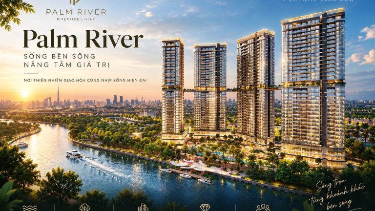 Phối cảnh dự án căn hộ ven sông Palm River, Palm City