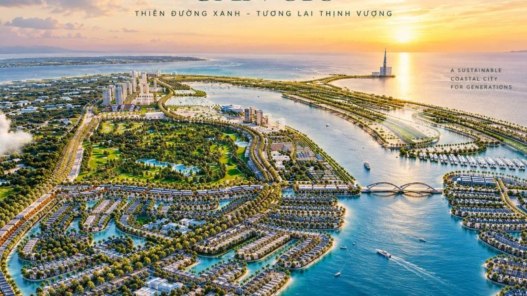 Phối cảnh siêu đô thị biển Vinhomes Green Paradise Cần Giờ